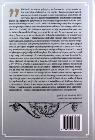 Artyści i rzemieślnicy artystyczni Gdańska, Prus Królewskich oraz Warmii epoki nowożytnej - J. Pałubicki [KSIĄŻKA]