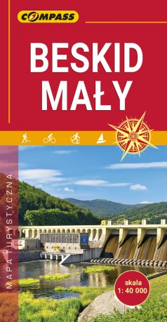 Beskid mały mapa laminowana