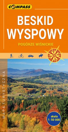 Beskid Wyspowy Pogórze Wiśnickie mapa wodooodporna [KSIĄŻKA]