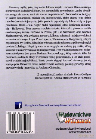 Brdowskie korzenie i ślady Poli Negri - Dariusz Racinowski [KSIĄŻKA]
