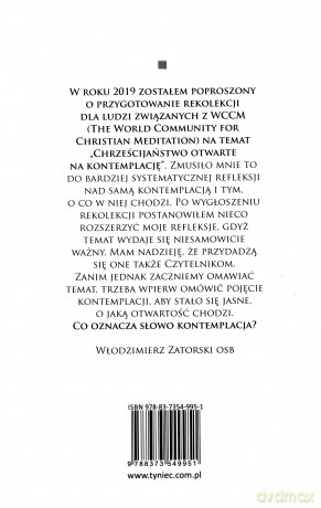 Chrześcijaństwo otwarte na kontemplację - Włodzimierz Osb Zatorski [KSIĄŻKA]