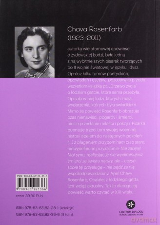 Drzewo życia t.3 lata 1942-1944 - Chava Rosenfarb [KSIĄŻKA]