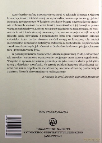 Intuicja intelektualna w metafizyce - Wojciech Daszkiewicz [KSIĄŻKA]