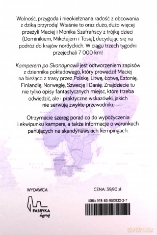 Kamperem po Skandynawii czyli rodzinna wyprawa na jeden z krańców świata - Maciej Szafrański [KSIĄŻKA]