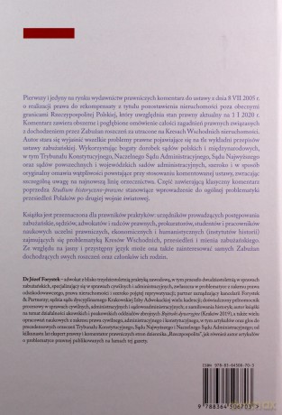 Komentarz do ustawy o mieniuu zabużańskim. Studium historyczno-prawne - Józef Forystek [KSIĄŻKA]