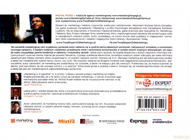 Marketing w 3 tygodnie - Michał Rusek [KSIĄŻKA]