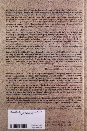 Metaetyka nowa rzecz czy nowe słowo - Tadeusz Sds Styczeń [KSIĄŻKA]