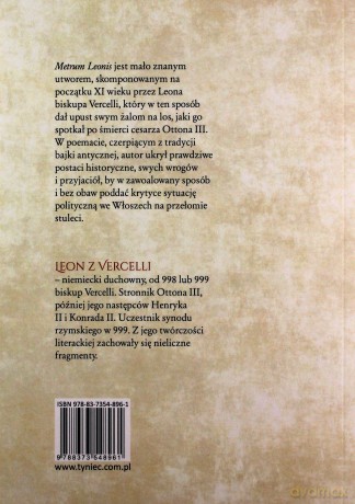 Metrum Leonis czyli wilcza zbrodnia - z Vercelli Leon [KSIĄŻKA]