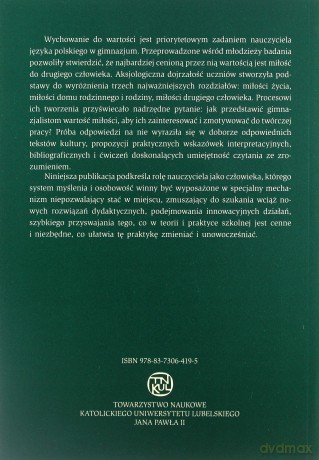 Miłość i gimnazjaliści. Praca z tekstem kulturowym na lekcjach języka polskiego - Magdalena Marzec [KSIĄŻKA]