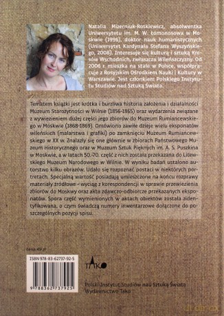 Muzeum Starożytności w Wilnie. Historia i rekonstrukcja zbiorów malarstwa i grafiki - Natalia Mizerniuk-Rotkiewicz [KSIĄŻKA]