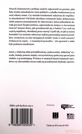 My o sobie. Portret własny mieszkańców ziem polskich u schyłku średniowiecza - Henryk Samsonowicz [KSIĄŻKA]