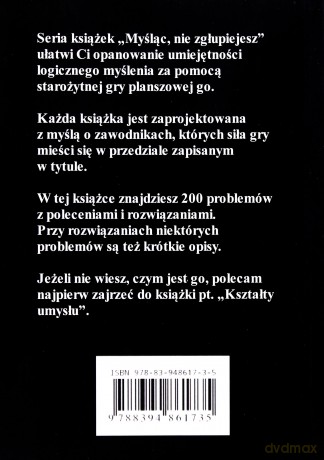 Myśląc, nie zgłupiejesz 10-11 kyu - Mateusz Surma [KSIĄŻKA]