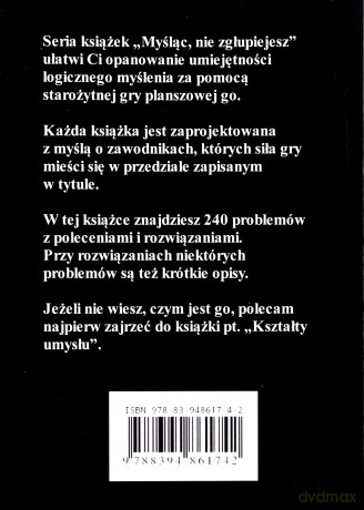 Myśląc, nie zgłupiejesz 8-9 kyu - Mateusz Surma [KSIĄŻKA]