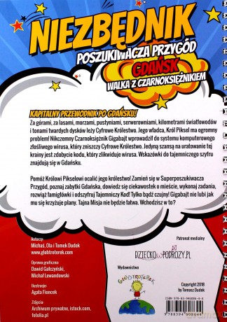 Niezbędnik poszukiwacza przygód GDAŃSK - Michaś Ola I Tomek Dudek [KSIĄŻKA]