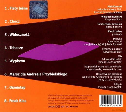 Alek Korecki:  Freak Kiss [CD]