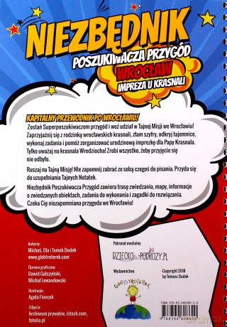 Niezbędnik poszukiwacza przygód WROCŁAW - Michaś Ola I Tomek Dudek [KSIĄŻKA]