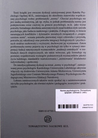 Norma psychologiczna - Z. Red.Uchnasta [KSIĄŻKA]
