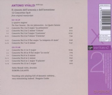 Fabio Biondi: I Il Cimento Dell'armonia E Dell'invenzione [2CD]