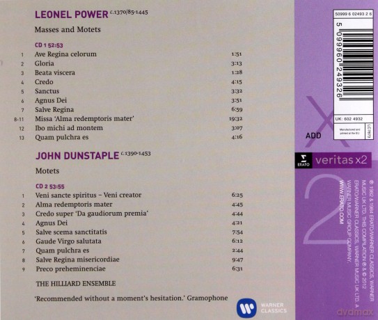 Hilliard Ensemble: Dunstable Power [2CD]