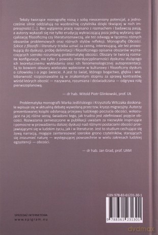 Obcości Szkice z filozofii i literatury - Jedliński Marek, Krzysztof Witczak [KSIĄŻKA]