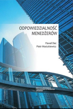 Odpowiedzialność menedżerów [KSIĄŻKA]