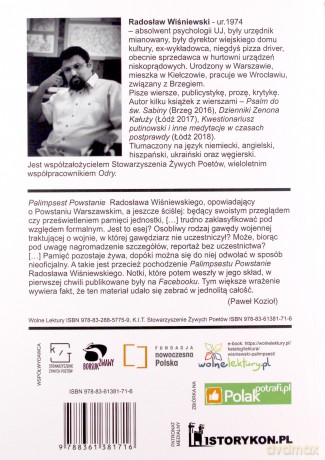 Palimpsest Powstanie - Radosław Wiśniewski [KSIĄŻKA]