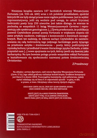 Poezje wybór - Wenancjusz Fortunat [KSIĄŻKA]