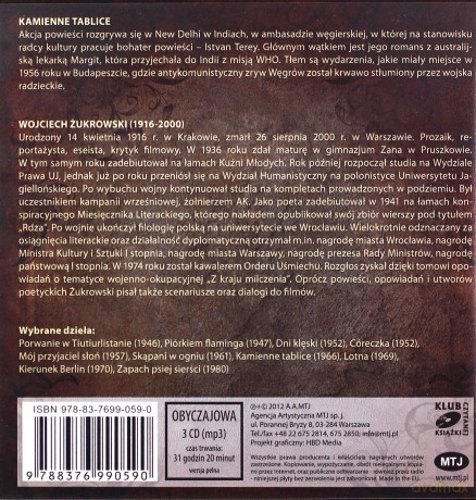 Kamienne tablice - Wojciech Żukrowski [AUDIOBOOK] [3CD-MP3]