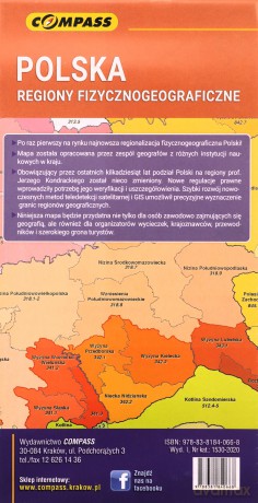 Polska Regiony Fizycznogeograficzne [KSIĄŻKA]