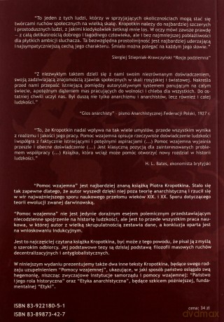 Pomoc wzajemna (nowe wydanie) - Piotr Kropotkin [KSIĄŻKA]