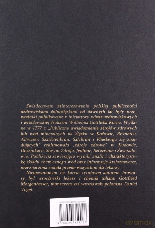 Publiczne uwiadomienie zdroiów zdrowych - Morgenbesser Johann Gottfried [KSIĄŻKA]