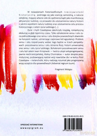 Rosyjskie poszukiwania sensu i celu... - Marek Jedliński [KSIĄŻKA]