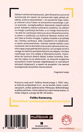 Różnolitość cywilizacyjna Słowiańszczyzny - Feliks Koneczny [KSIĄŻKA]