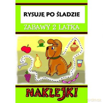 Rysuję po śladzie. Zabawy dla 2 latka [KSIĄŻKA]