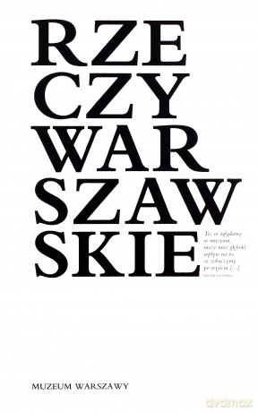 Rzeczy warszawskie [KSIĄŻKA]