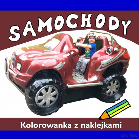 Samochody. Kolorowanka z naklejkami [KSIĄŻKA]