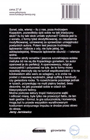 Sonety, ody, wiersze dla Marianny - Andrzej Kopacki [KSIĄŻKA]
