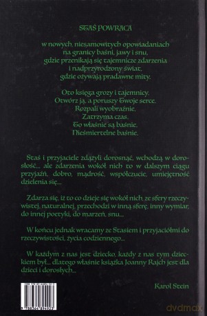 Staś i jego tajemnice. Nieśmiertelne baśnie. - Joanna Rajch [KSIĄŻKA]
