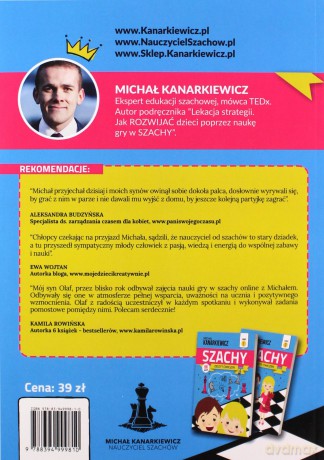 Szachy. Zeszyt ćwiczeń cz. 1 - Michał Kanarkiewicz [KSIĄŻKA]