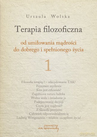 Terapia filozoficzna 1 - Urszula Wolska [KSIĄŻKA]