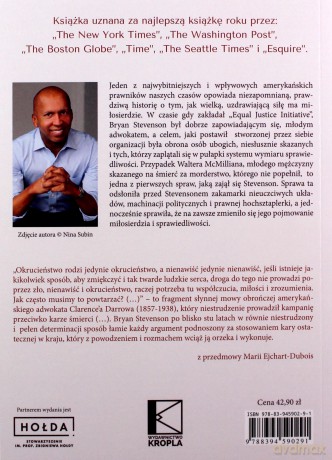 Tylko sprawiedliwość - Bryan Stevenson [KSIĄŻKA]