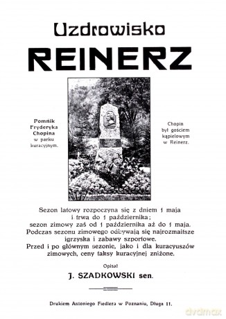 Uzdrowisko Reinerz - J. Szadkowski [KSIĄŻKA]
