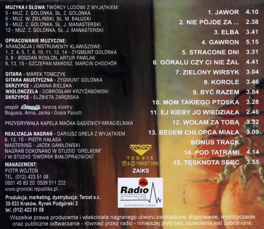 Gronicki: Elba [CD]