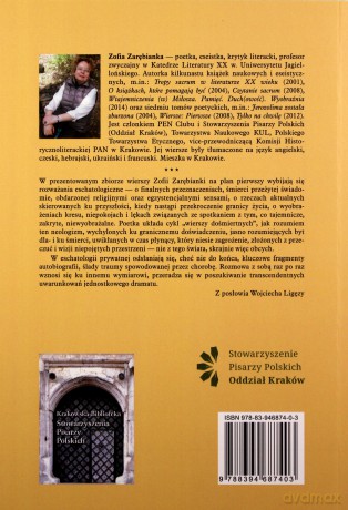 Wiersze dośmiertne - Zofia Zarębianka [KSIĄŻKA]