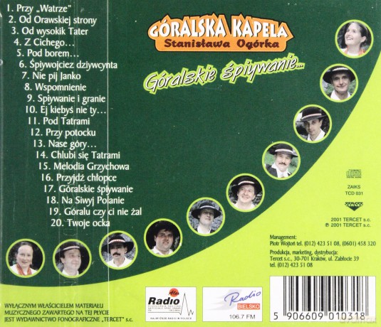 Kapela Stanisława Ogórka: Góralskie [CD]