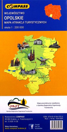 Województwo Opolskie Mapa Atrakcji Turystycznych [KSIĄŻKA]