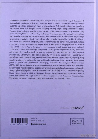 Wspomnienia poznańskiego pastora - Johannes Staemmler [KSIĄŻKA]