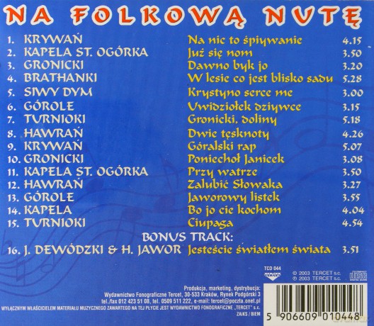 Na Folkową Nutę [CD]