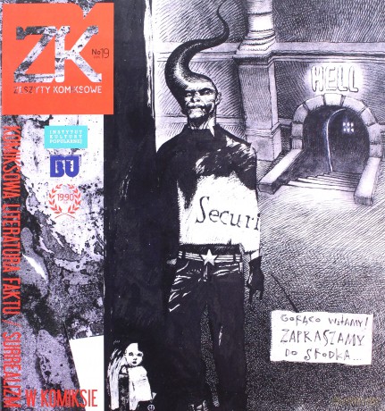 Zeszyty komiksowe nr 19 Komiksowa literatura faktu surrealizm [KOMIKS]