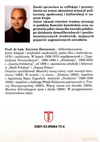 Znaki sprzeciwu - Zbigniew Żmigrodzki [KSIĄŻKA]
